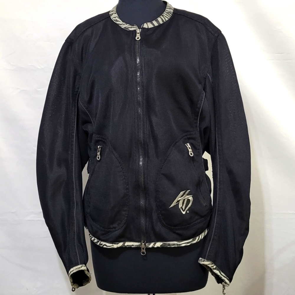 H-D "Jungle Shield" Mesh Dual Zip Riding Jacket